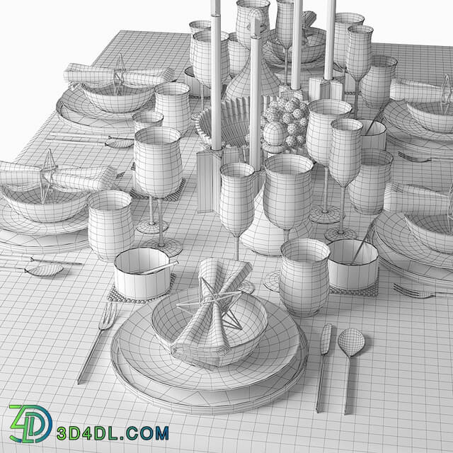 Tableware - table setting 05