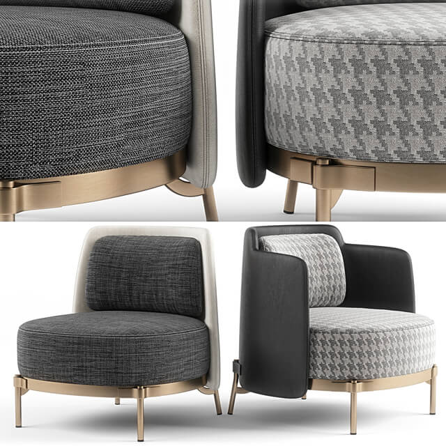 Arm chair - Minotti Tape armchairs