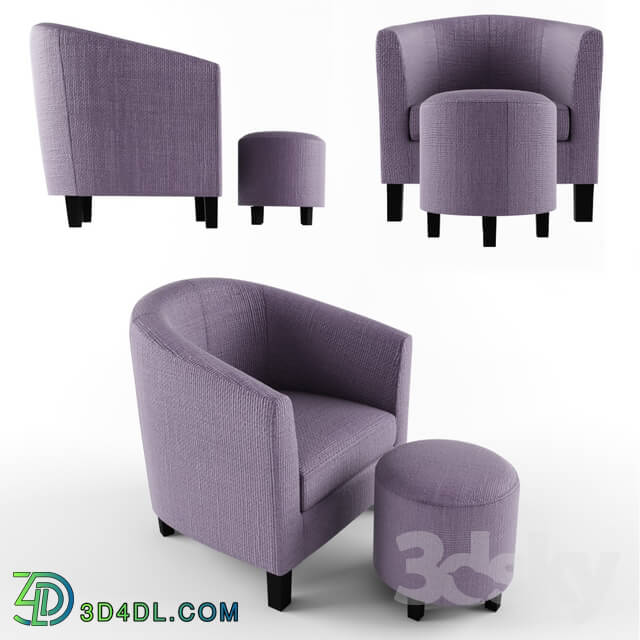 Arm chair - Olson Armchair and Ottoman