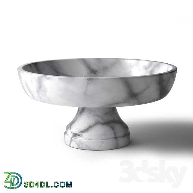 Tableware - French Kitchen Marble Fruit Bowl