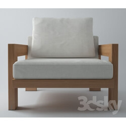Arm chair - minotti-alison-iroko-armchair 