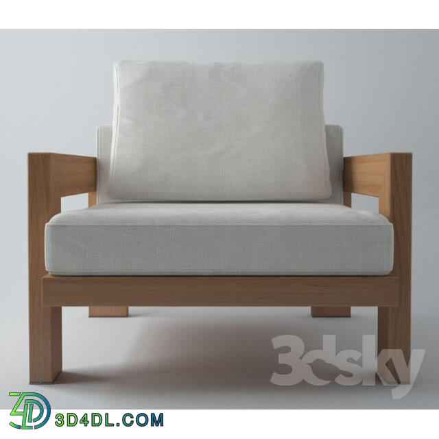Arm chair - minotti-alison-iroko-armchair
