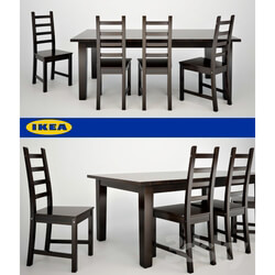 Table _ Chair - Ikea Sturnes _ Kaustby 