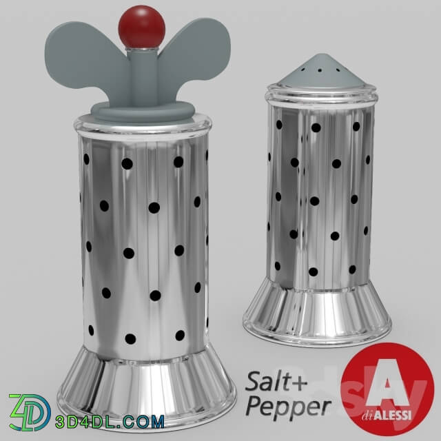 Other kitchen accessories - Alessi Salt castor _ Pepper mill