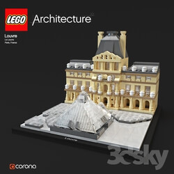 Toy - LEGO Architecture Louvre 