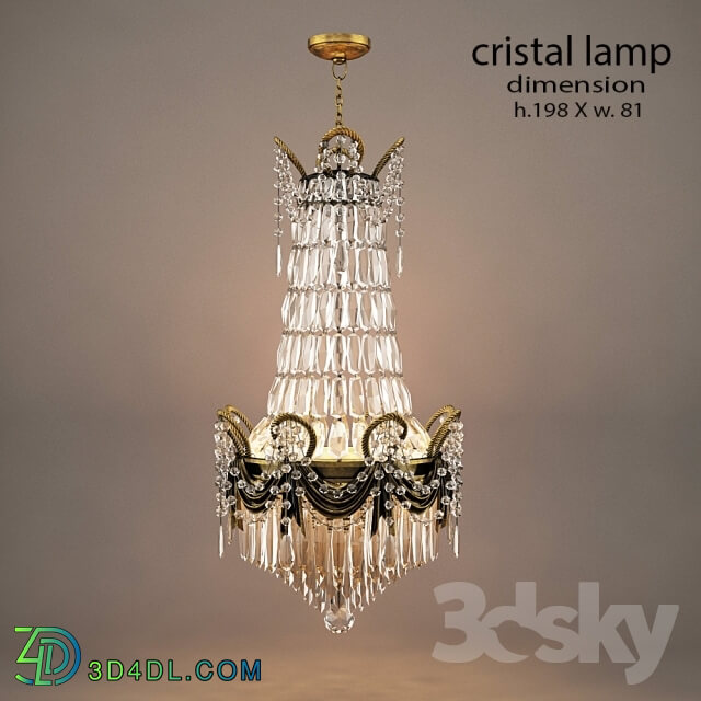 Ceiling light - cristal lamp