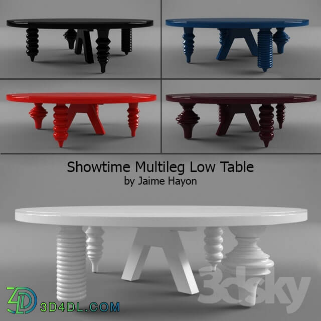 Table - Showtime Multileg Low Table Round