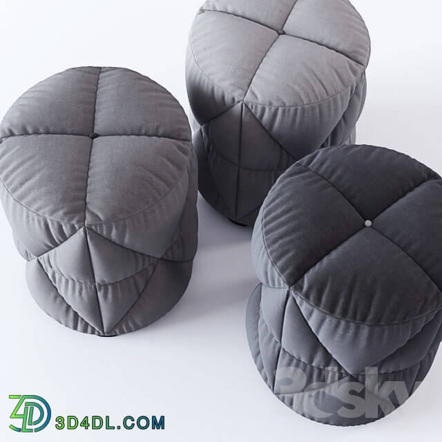 Other soft seating - Pouf Cylinder 3 types