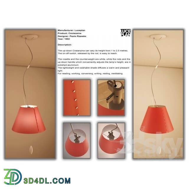 Ceiling light - Luceplan _ Costanzina