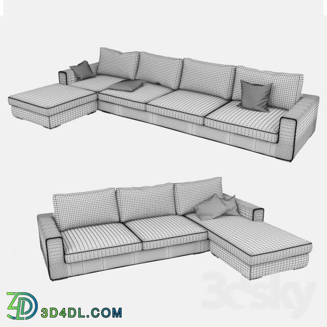 Sofa - Corner sofa 2 pcs.