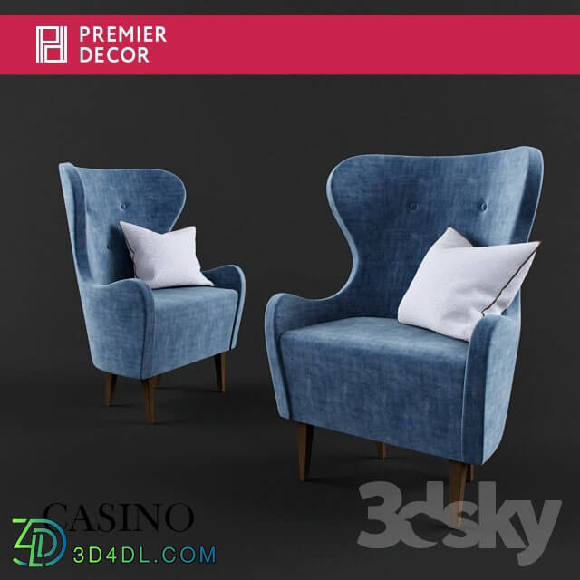 Arm chair - chair CASINO from Premier Decor