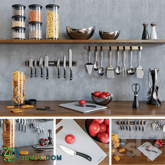 Food and drinks - A set of kitchen utensils Robert Welch