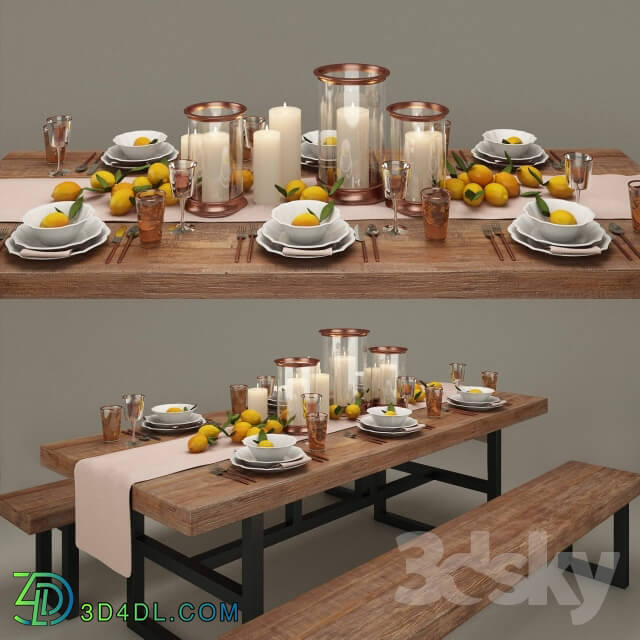 Tableware - Pottery Barn Dinner Set