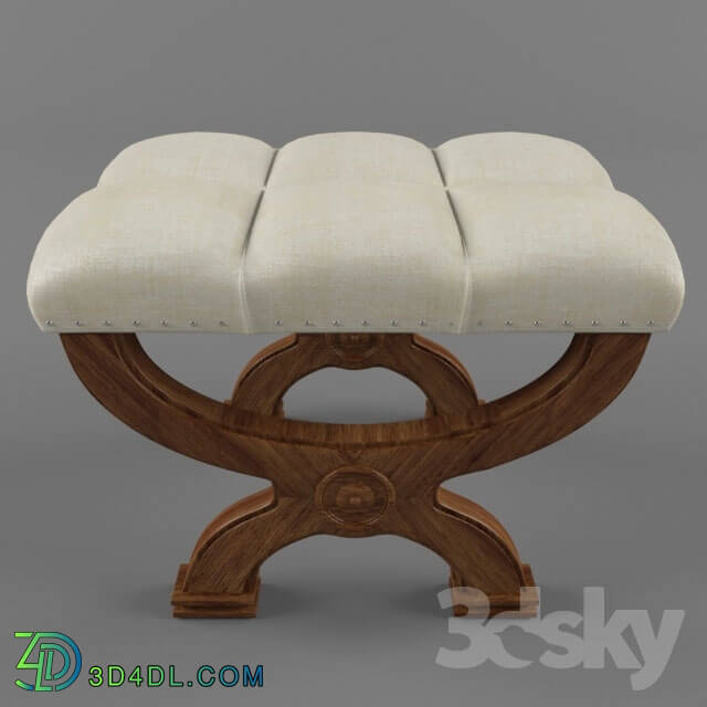 Other soft seating - Poof Halle Ottoman Gramercy Home