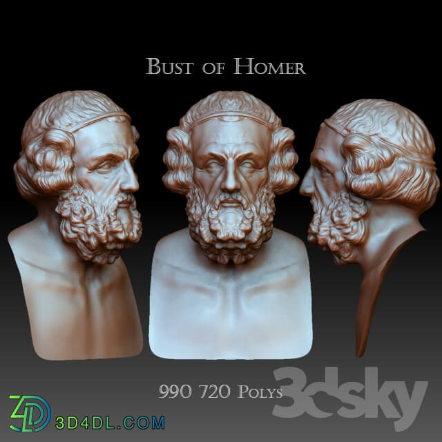 Sculpture - Bust of Homer