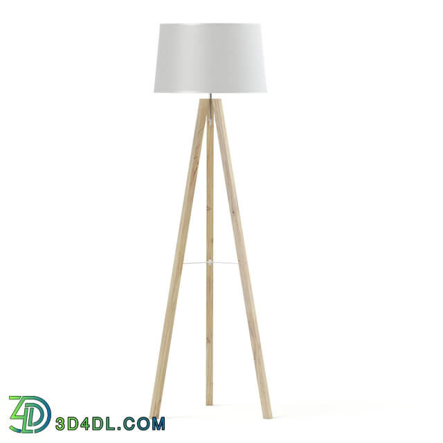 CGaxis Vol114 (08) wooden floor lamp