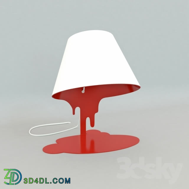 Table lamp - liquid lamp