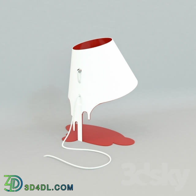 Table lamp - liquid lamp