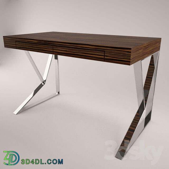 Table - Loft Houston Desk_ Ebony Lacquer