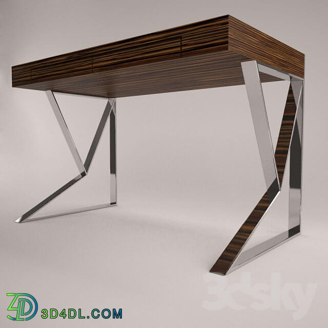 Table - Loft Houston Desk_ Ebony Lacquer