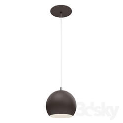 Ceiling light - 95836 LED suspension PETTO LED_ 1X3_3W _GU10__ Ø150_ steel_ black 