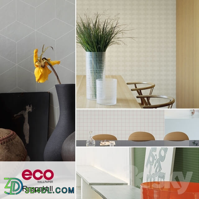 Wall covering - Wallpaper Eco Wallpaper_ Claesson Koivisto Rune