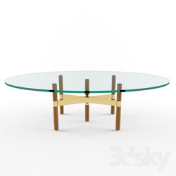 Table - Helix Coffee Table - ellipse 