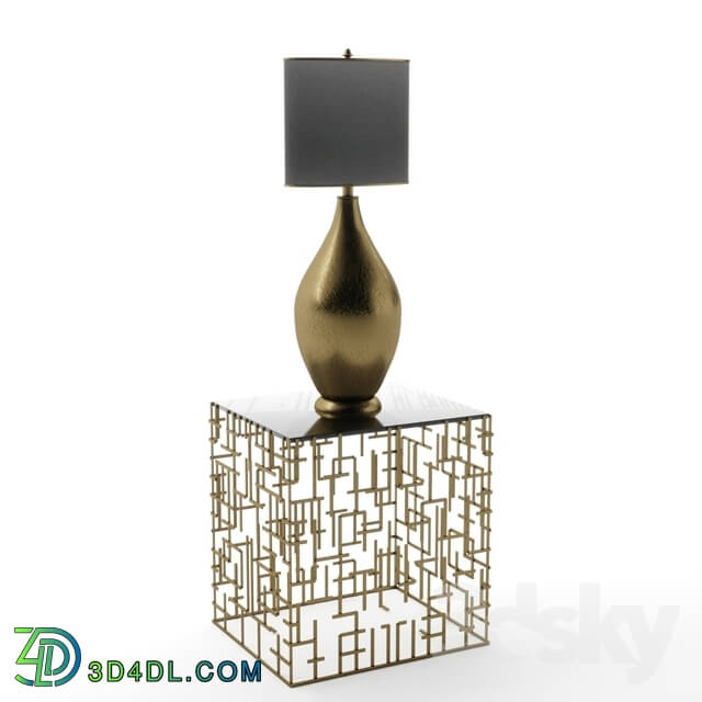 Table lamp - copper_Table_lamp