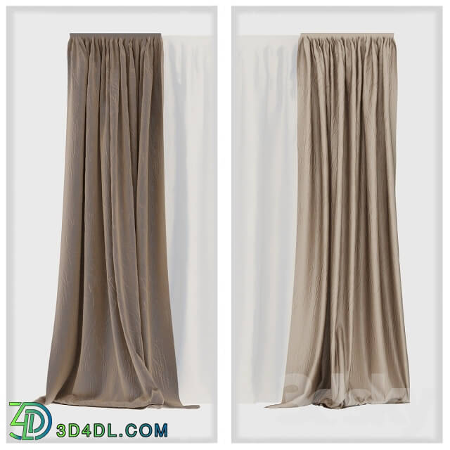 Curtain - Taffeta Curtains crash