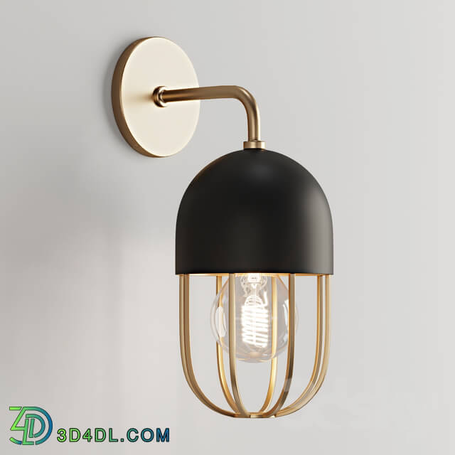 Wall light - Capsule cage sconce