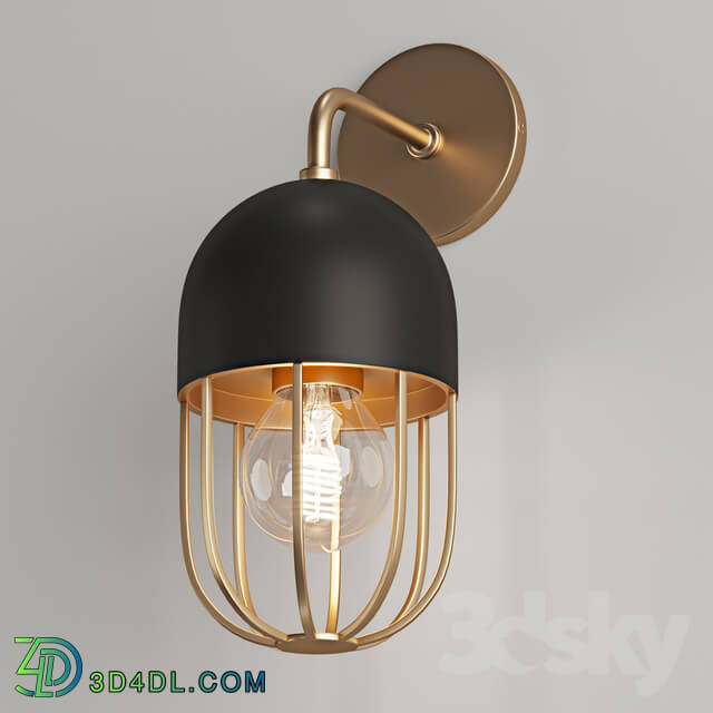 Wall light - Capsule cage sconce
