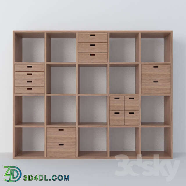 Other - Muji Walnut Stacking Shelves 4x5