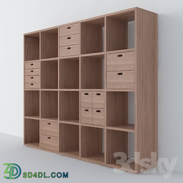 Other - Muji Walnut Stacking Shelves 4x5