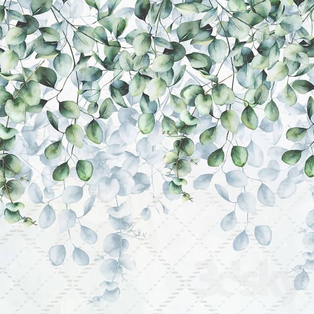 Wall covering - Creativille _ Wallpapers _ Eucalyptus leaves 4750