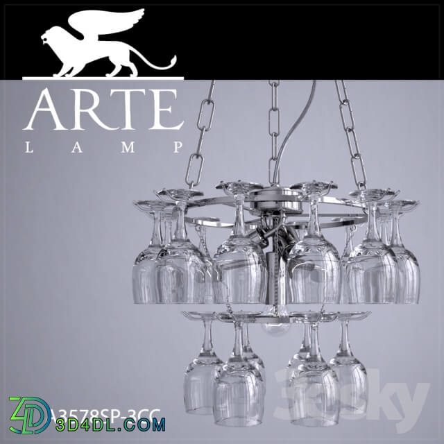 Ceiling light - Chandelier ARTE LAMP A3578SP-3CC