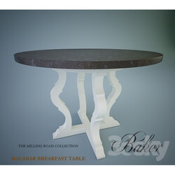 Table - Baker malabar breakfast table 