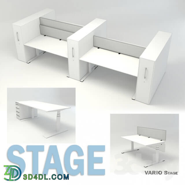 Office furniture - Office desks Stage by VARIO