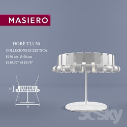 Table lamp - Masiero Dore TL1 50 