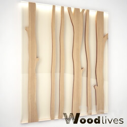 Other decorative objects - Birch wall panel 