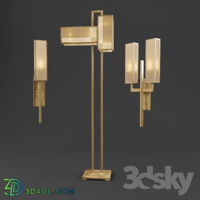 Wall light - Fine Art Lamps floor lamp and sconces