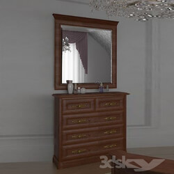 Sideboard _ Chest of drawer - Dresser and mirror 