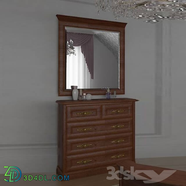 Sideboard _ Chest of drawer - Dresser and mirror