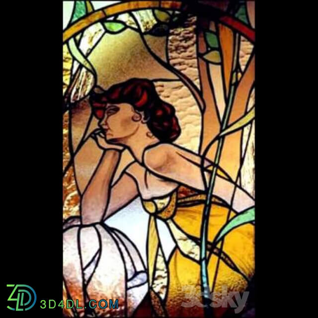 Miscellaneous - stained-glass window