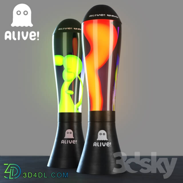 Table lamp - Lava Lamp Alive_ Uno