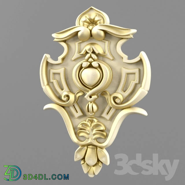 Decorative plaster - Cartouche