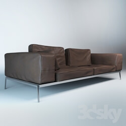 Sofa - Leather sofa 