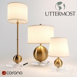 Table lamp - Uttermost Laton lamps table 