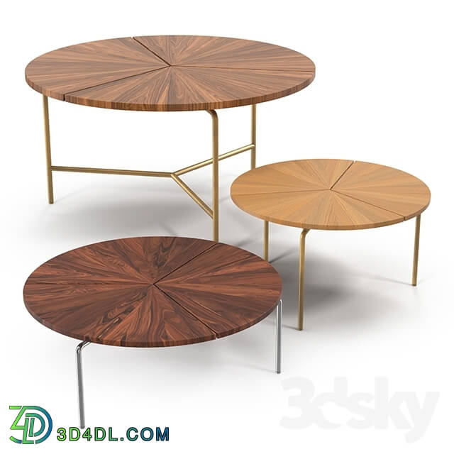 Table - BassamFellows CIRCULAR TABLE SERIES