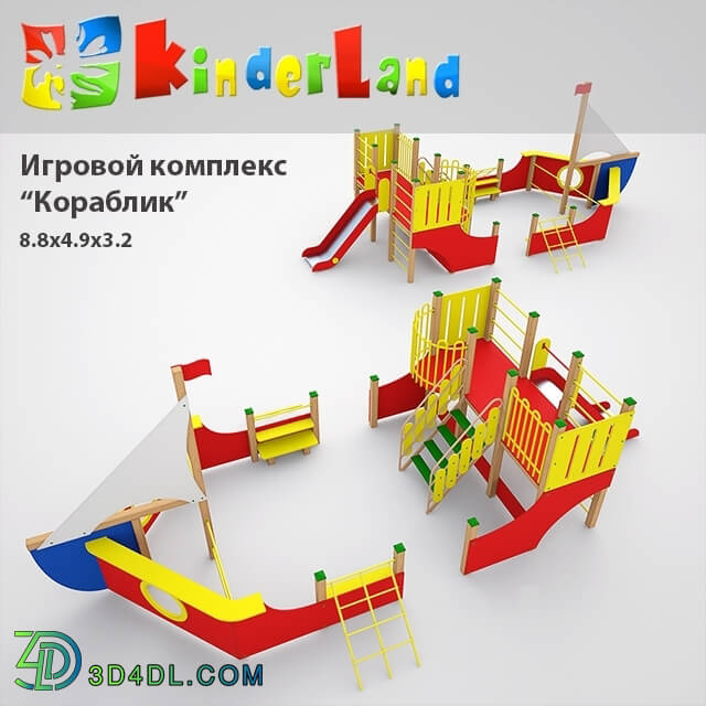 Other architectural elements - Game complex Boat