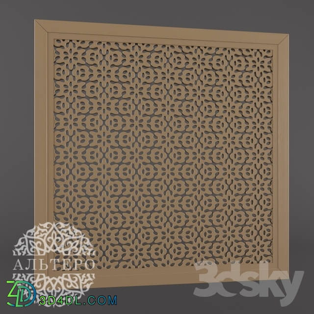 Other decorative objects - AlteroStyle Carved panel MDF RG0024 OM